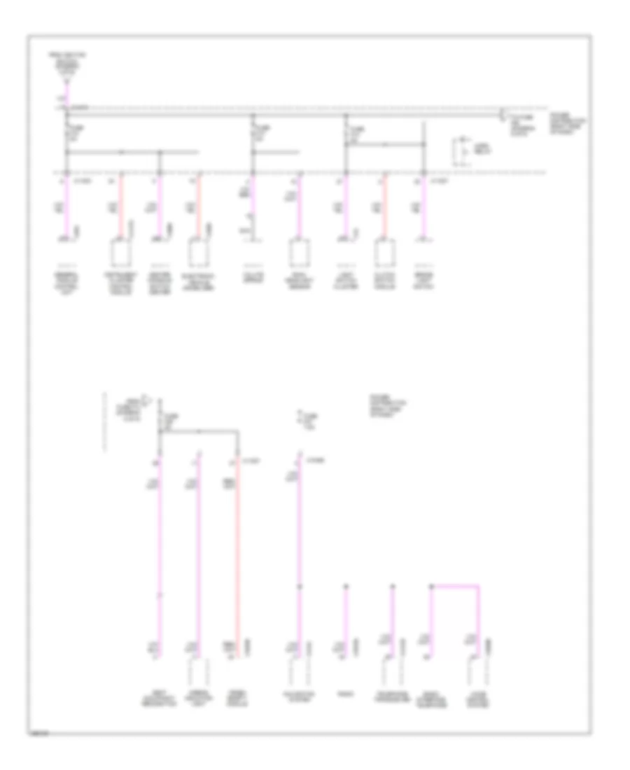 Power Distribution Wiring Diagram 5 of 5 for BMW Z4 2007