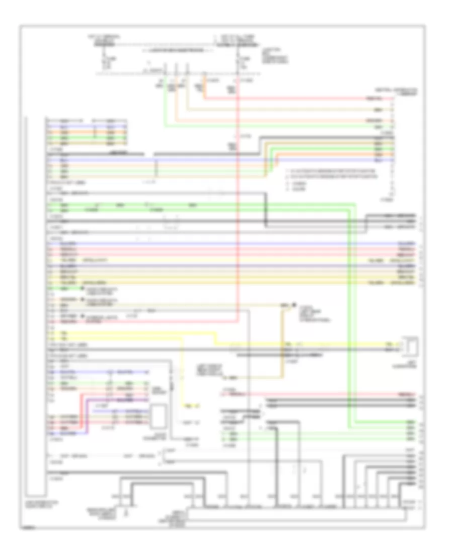 Base Radio Wiring Diagram Coupe with CIC 1 of 2 for BMW 335i 2012