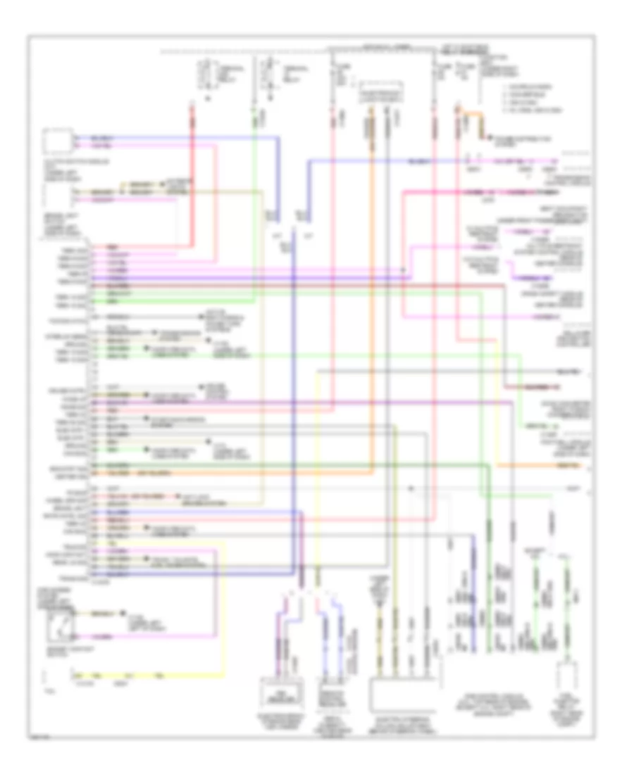 Access Start Wiring Diagram Except Sedan 1 of 2 for BMW 335i 2012