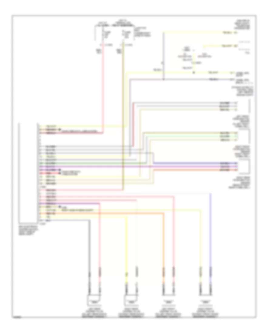 Electronic Damper Control Wiring Diagram for BMW 335i 2012