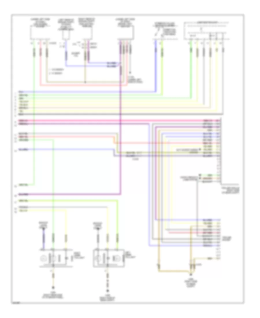 Exterior Lamps  Trailer Connector Wiring Diagram, Coupe (3 of 3) for BMW 335i 2012