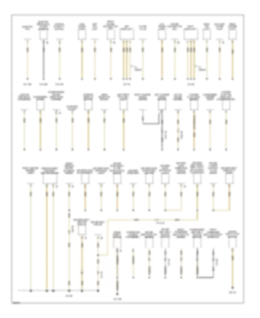 Ground Distribution Wiring Diagram Sedan 1 of 3 for BMW 335i 2012