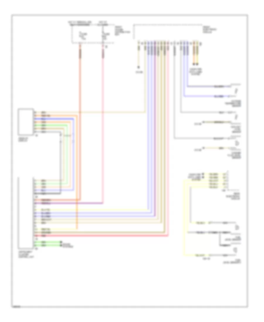 Instrument Cluster Wiring Diagram, Sedan for BMW 335i 2012