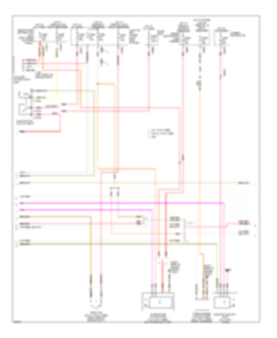 Automatic AC Wiring Diagram, Except Basic with Rear Compartment Blower (3 of 4) for BMW X6 50i 2012