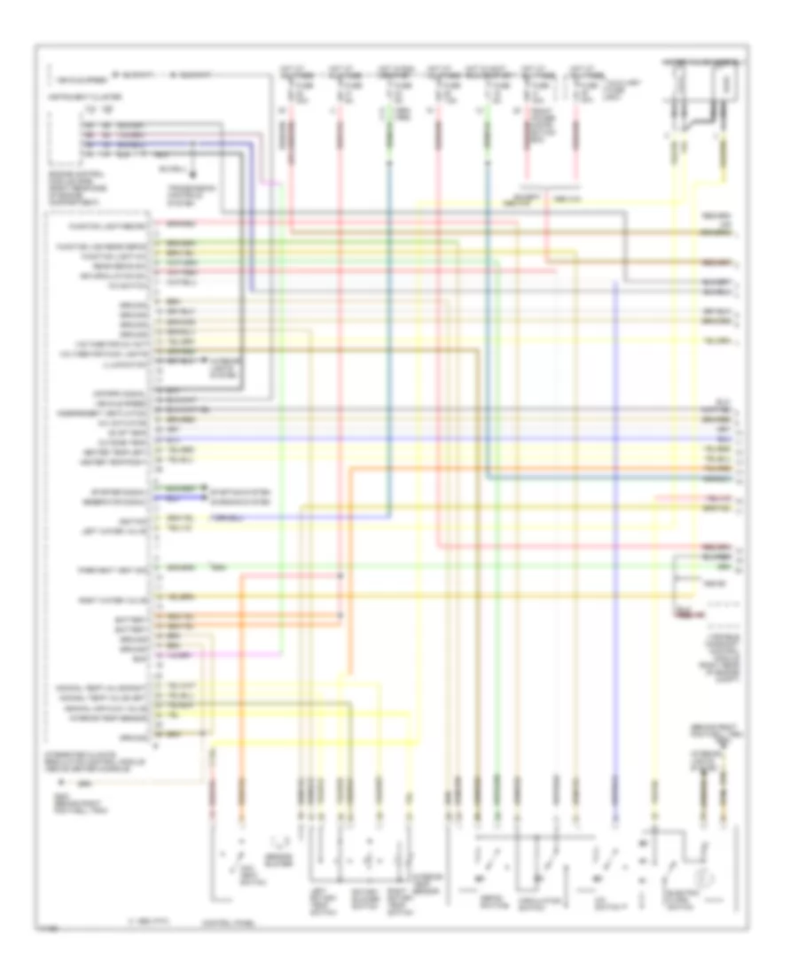 Электросхема кондиционера (1 из 2) для BMW 318i 1995