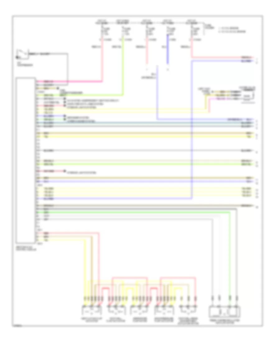 Automatic A C Wiring Diagram High A C without Rear Compartment Blower 1 of 2 for BMW X5 30i 2004