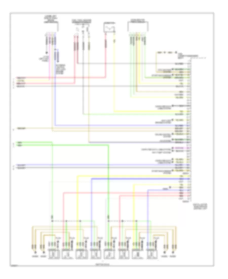 4.8L, Engine Performance Wiring Diagram (6 of 6) for BMW X5 30i 2004