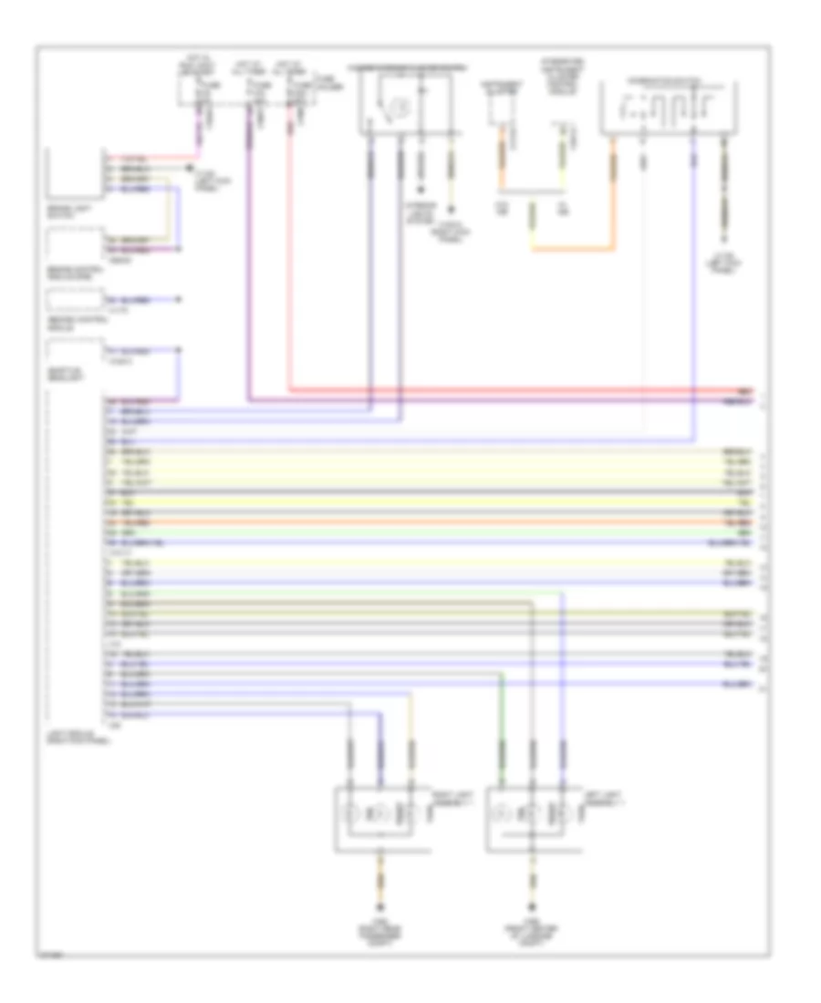 Exterior Lamps Wiring Diagram 1 of 2 for BMW X5 30i 2004