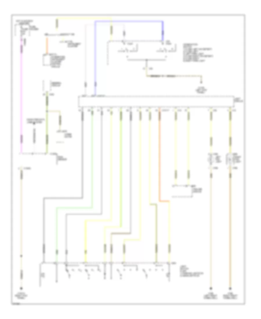 Headlamps Wiring Diagram with Xenon Lamps 1 of 2 for BMW X5 30i 2004