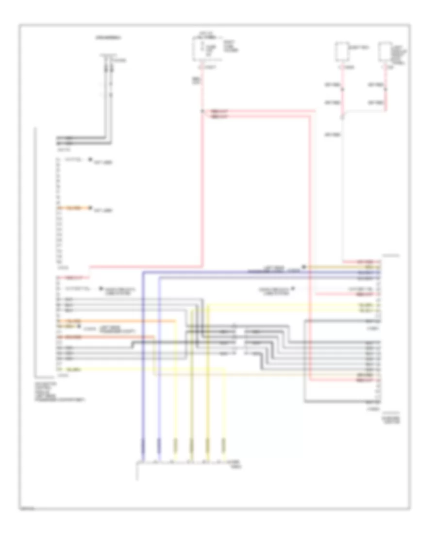 Navigation Wiring Diagram for BMW X5 30i 2004