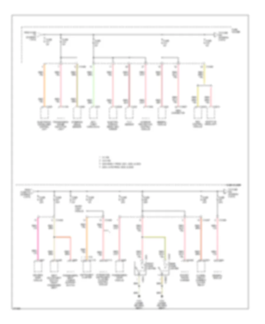 3 0L Power Distribution Wiring Diagram 3 of 6 for BMW X5 30i 2004