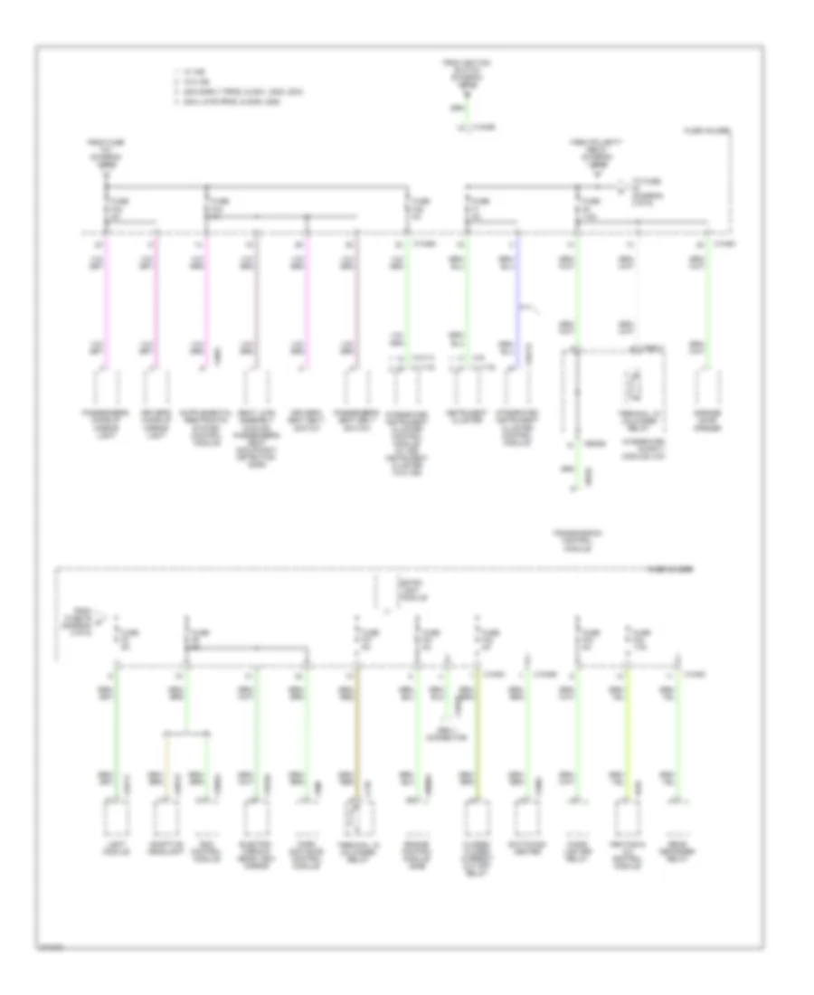 4 4L Power Distribution Wiring Diagram 2 of 6 for BMW X5 30i 2004