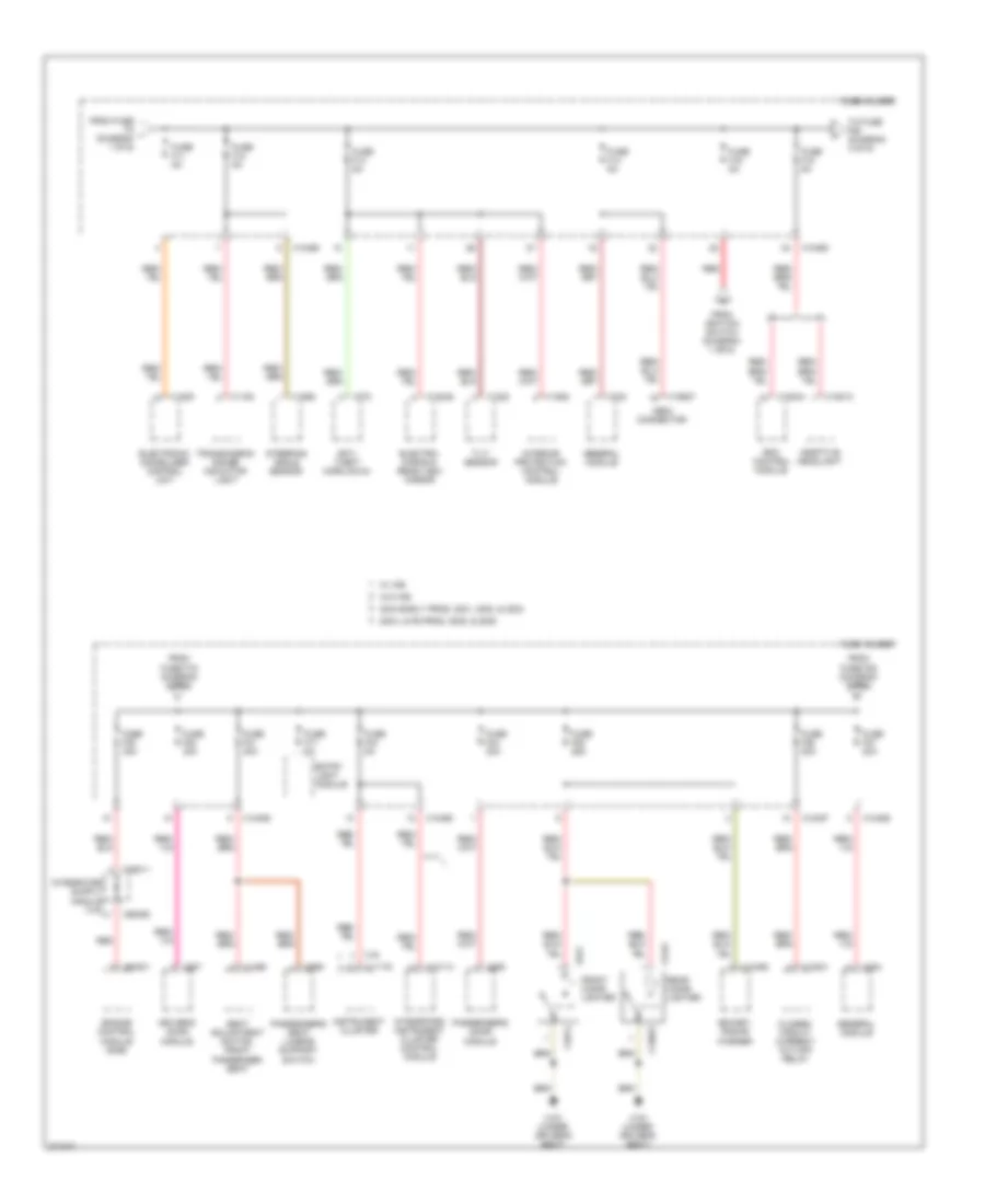 4.4L, Power Distribution Wiring Diagram (3 of 6) for BMW X5 30i 2004