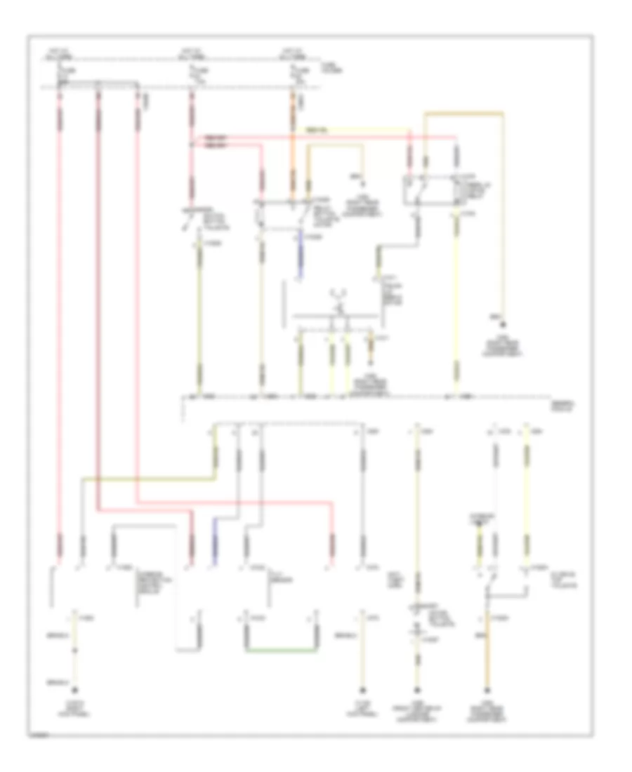 Power Door Locks Wiring Diagram (3 of 3) for BMW X5 30i 2004