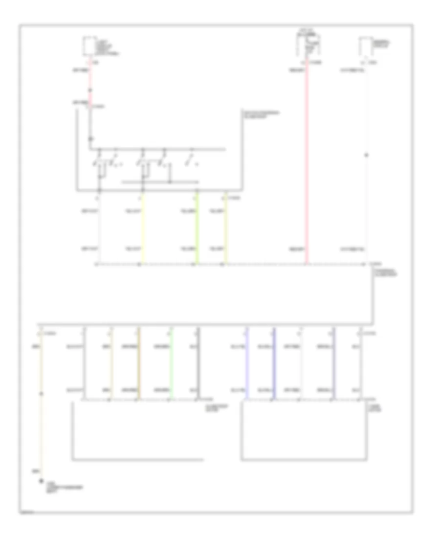 Panoramic Roof Wiring Diagram for BMW X5 30i 2004