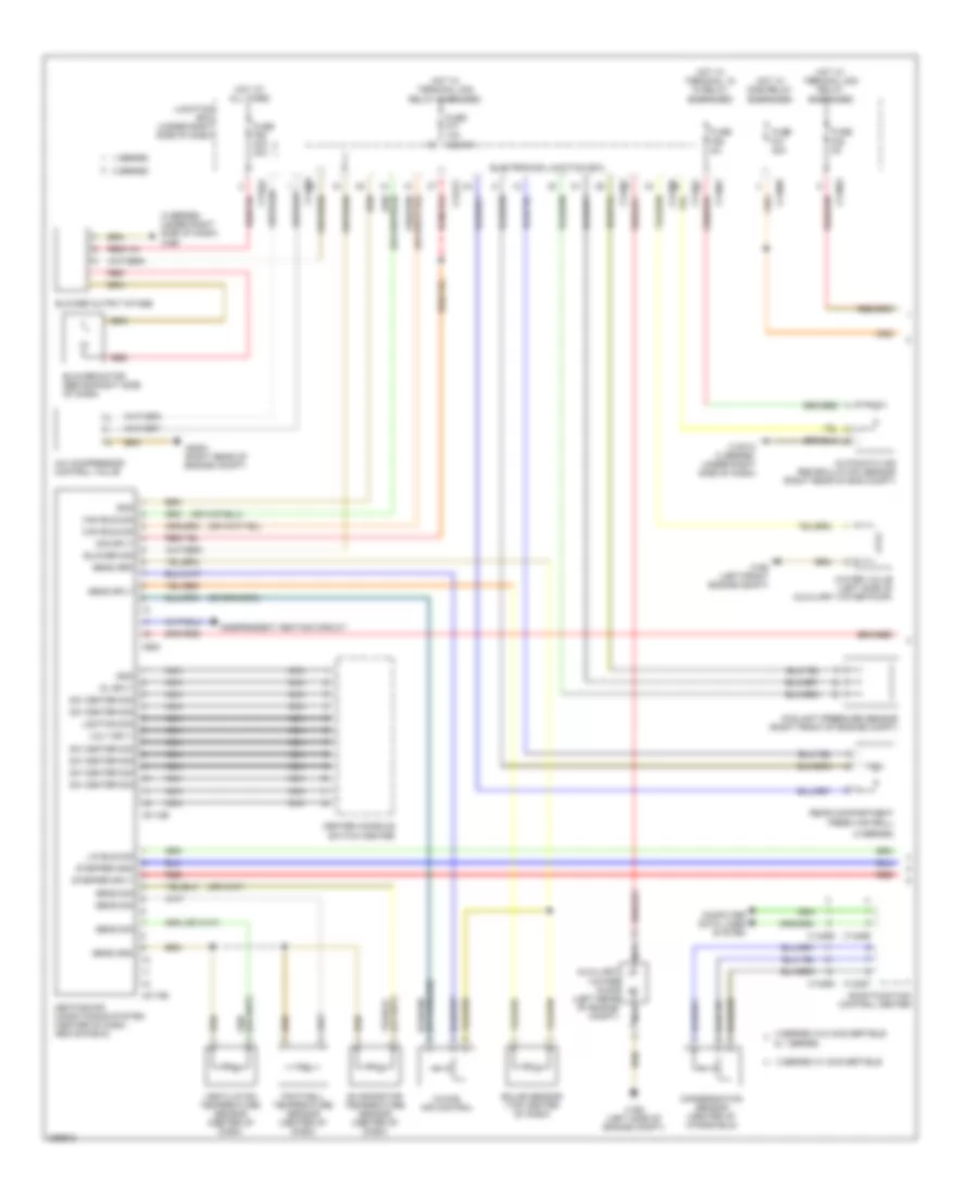 Automatic A C Wiring Diagram 1 of 2 for BMW 128i 2008