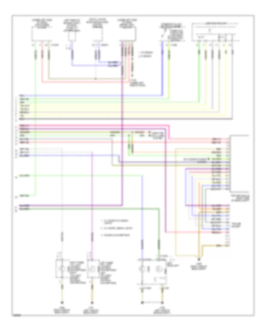 Exterior Lamps  Trailer Connector Wiring Diagram (3 of 3) for BMW 128i 2008