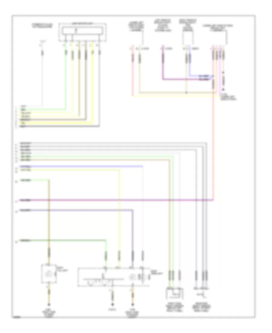 Adaptive Front Lighting Wiring Diagram (2 of 2) for BMW 128i 2008