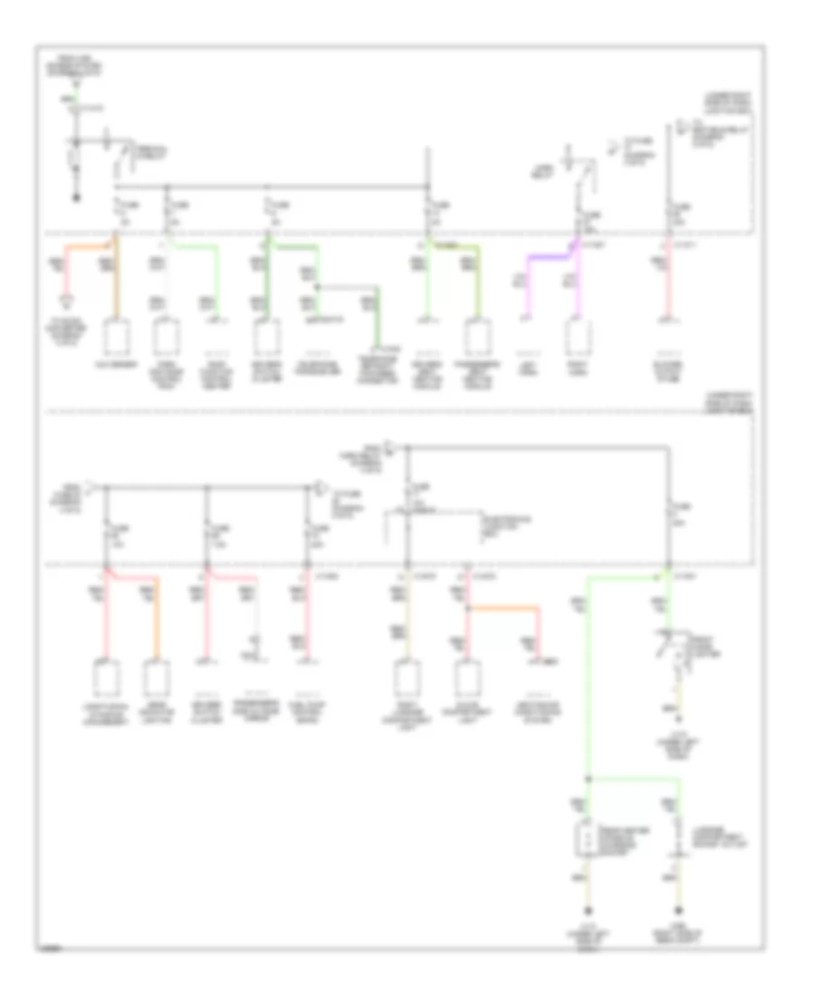 Power Distribution Wiring Diagram (4 of 5) for BMW 128i 2008