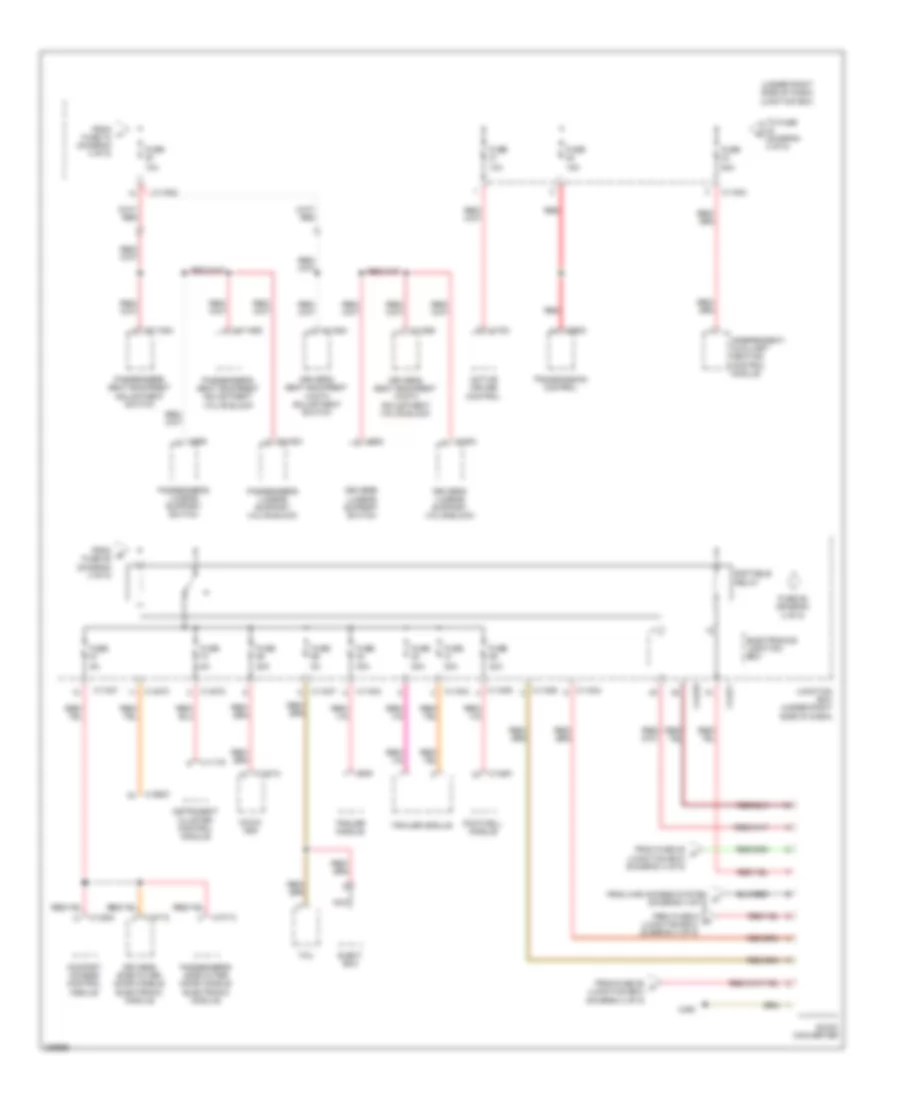 Power Distribution Wiring Diagram 5 of 5 for BMW 128i 2008