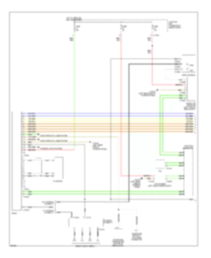 Radio Wiring Diagram Except Convertible with HIFI Radio 1 of 2 for BMW 128i 2008