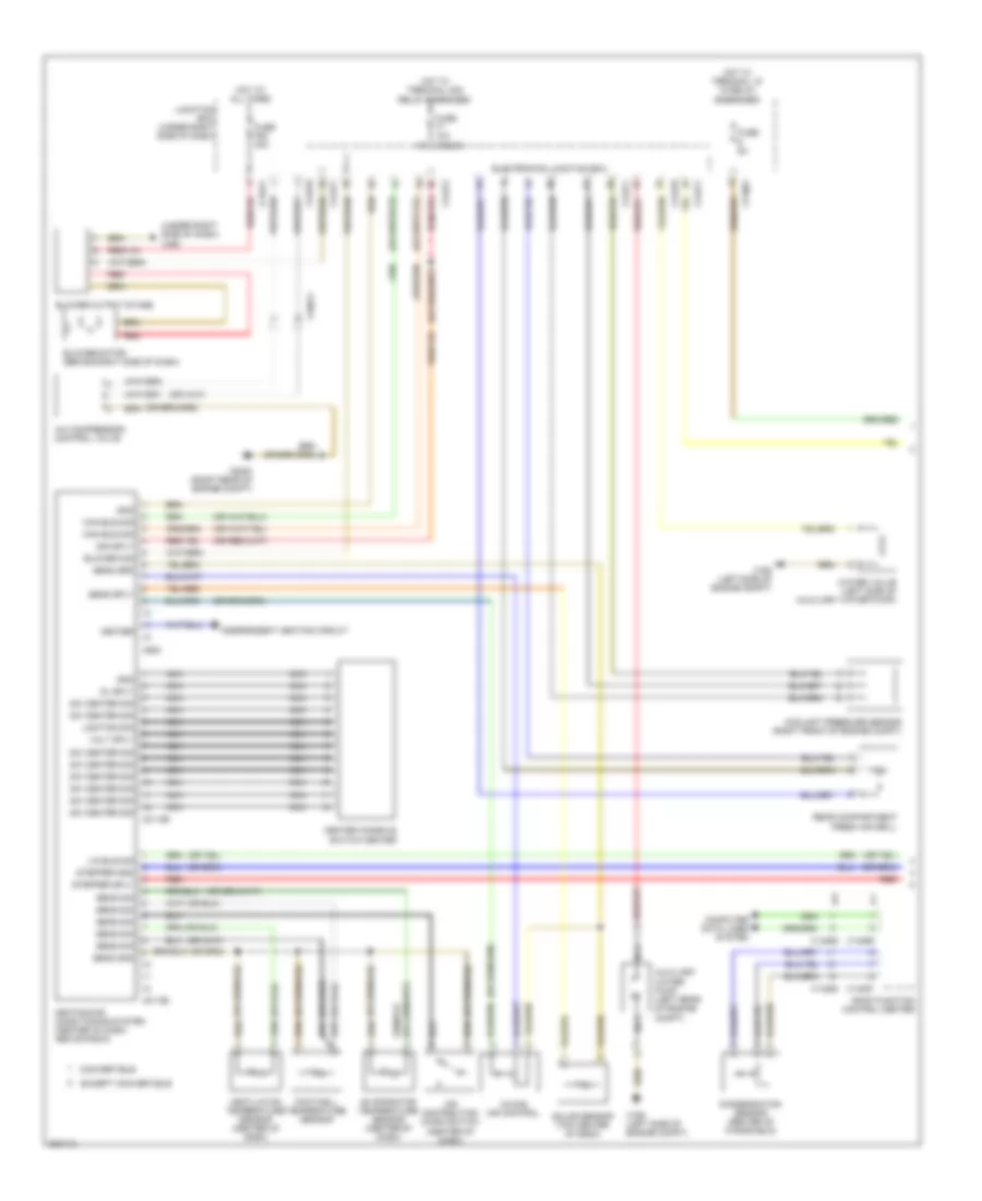 Automatic A C Wiring Diagram 1 of 3 for BMW 335is 2012