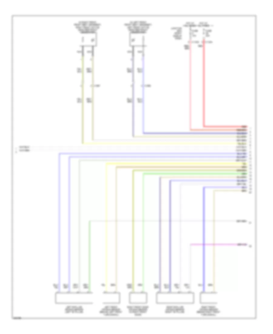 Supplemental Restraints Wiring Diagram (2 of 3) for BMW X6 M 2012