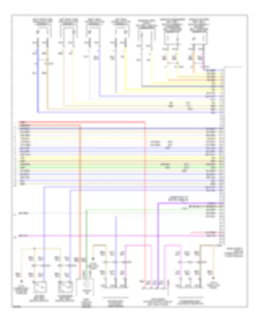 Supplemental Restraints Wiring Diagram 3 of 3 for BMW X6 M 2012