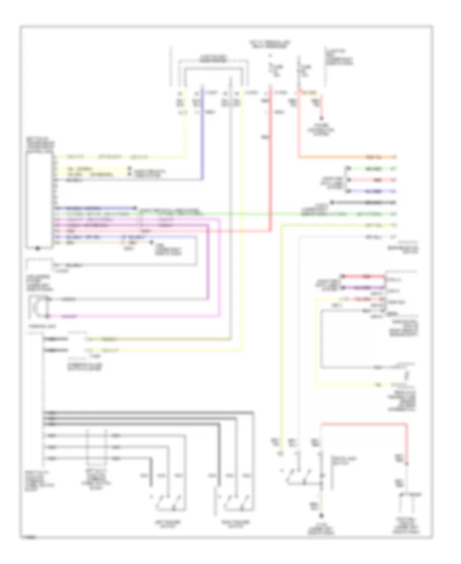 Transmission Wiring Diagram for BMW M3 2013
