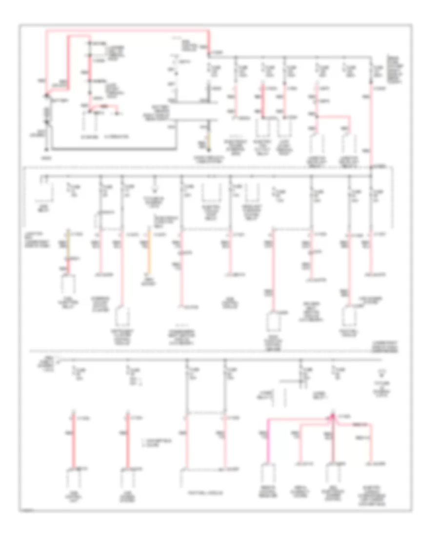 Power Distribution Wiring Diagram 1 of 5 for BMW M3 2013