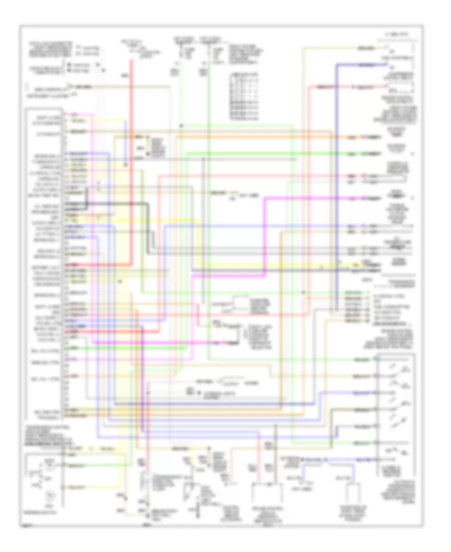Transmission Wiring Diagram for BMW 318ti 1995