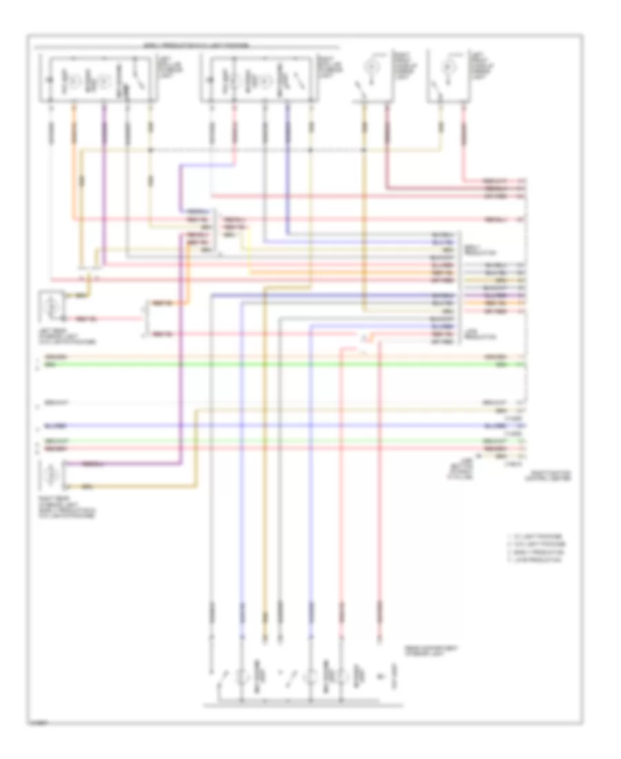 Courtesy Lamps Wiring Diagram 2 of 3 for BMW X5 30i 2010