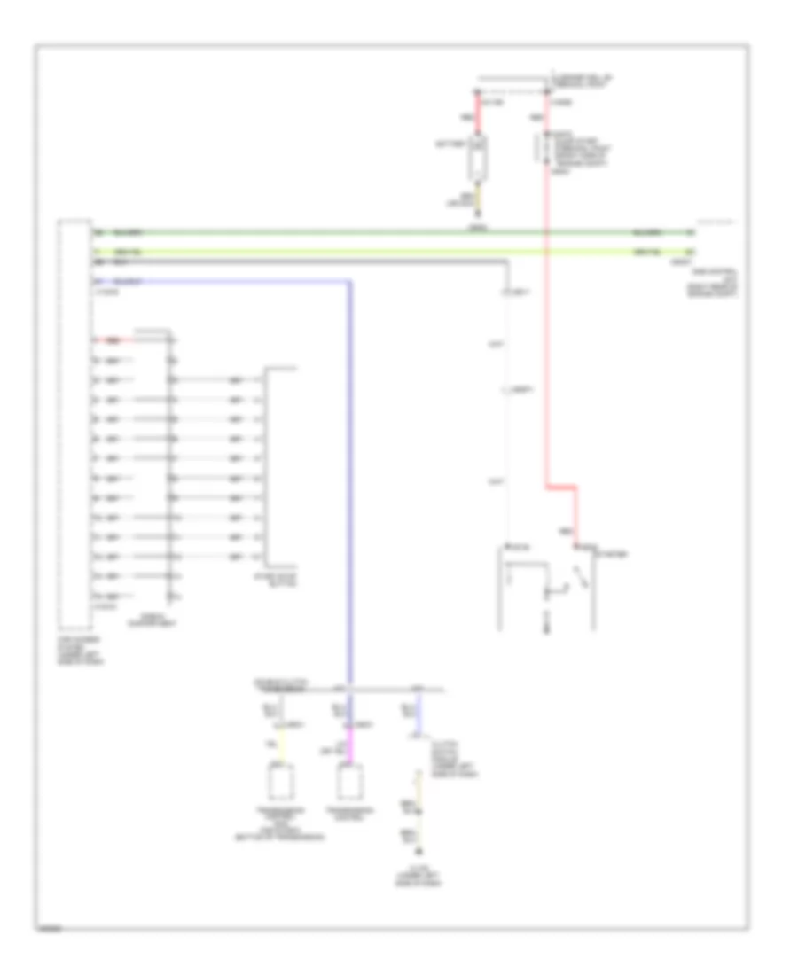 Starting Wiring Diagram for BMW 335xi 2012