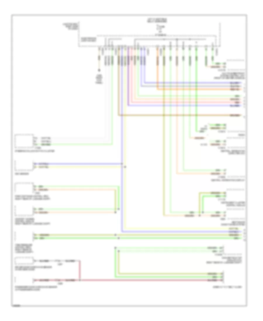Computer Data Lines Wiring Diagram 1 of 2 for BMW Z4 28i 2012