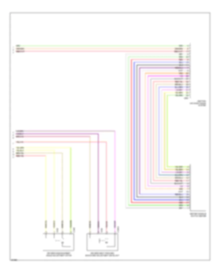 Memory Systems Wiring Diagram 2 of 2 for BMW Z4 28i 2012