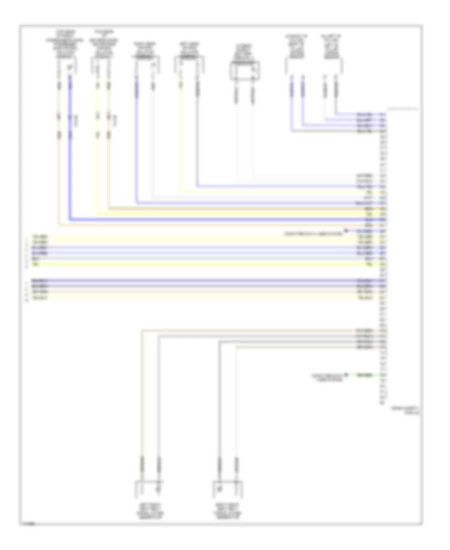 Supplemental Restraints Wiring Diagram 3 of 3 for BMW M5 2013