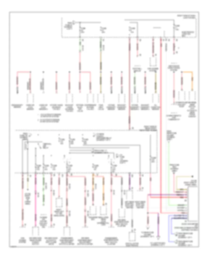 Power Distribution Wiring Diagram 5 of 7 for BMW M5 2013