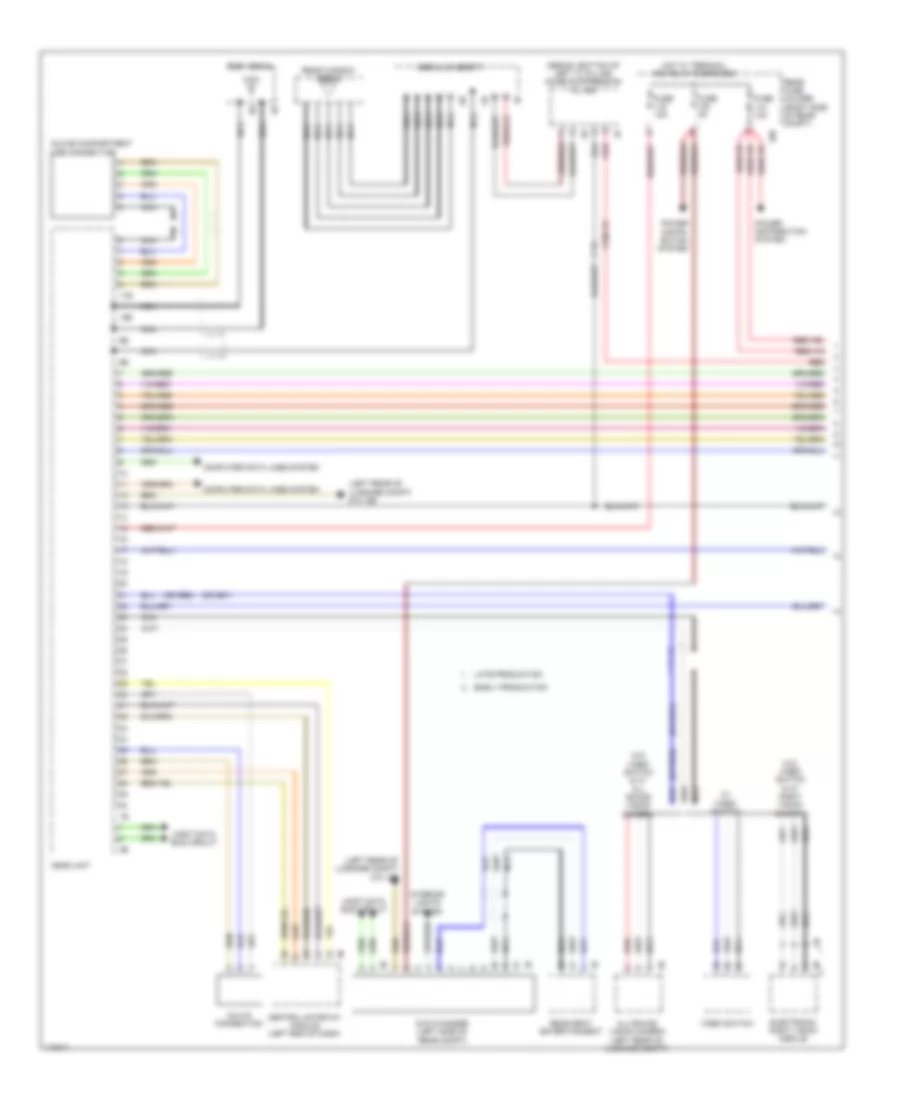 Hifi Radio Wiring Diagram, Basic (1 of 2) for BMW M5 2013