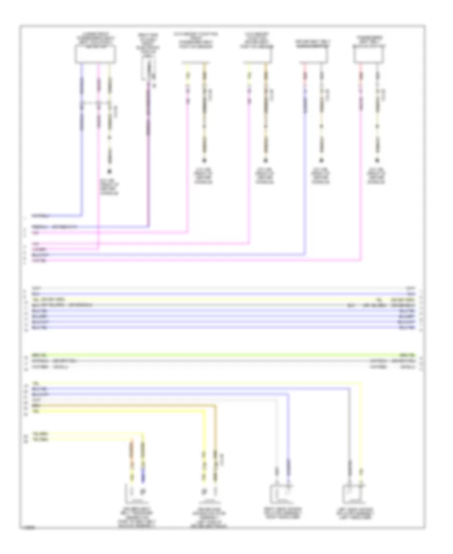 Supplemental Restraints Wiring Diagram (2 of 4) for BMW ActiveHybrid 3 2014