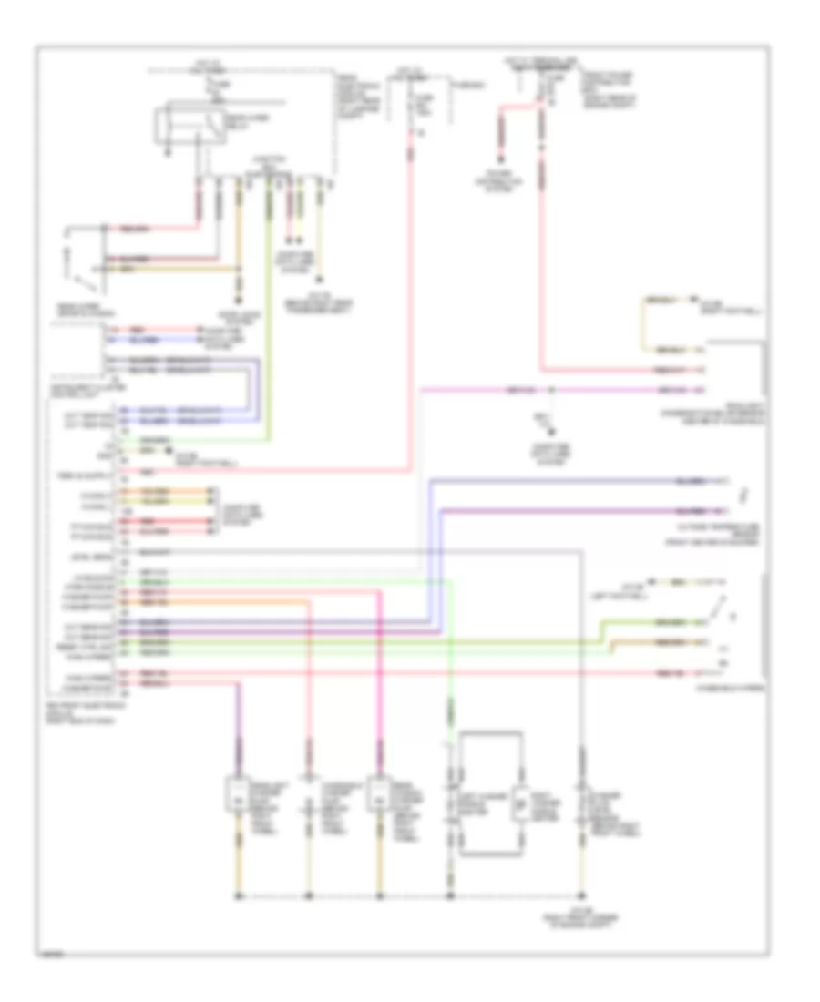 Wiper Washer Wiring Diagram for BMW ActiveHybrid 3 2014