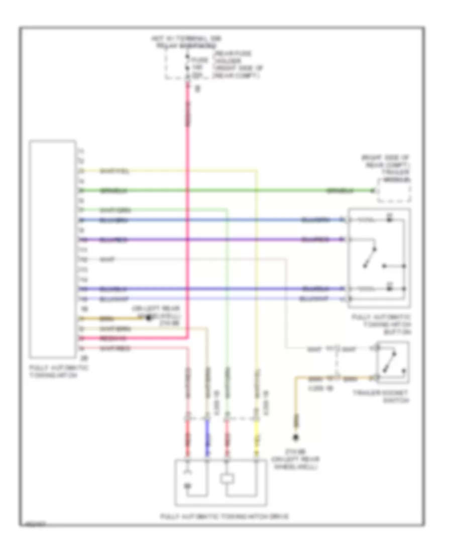 Active Bodyworks Wiring Diagram, Early Production for BMW ActiveHybrid 3 2014