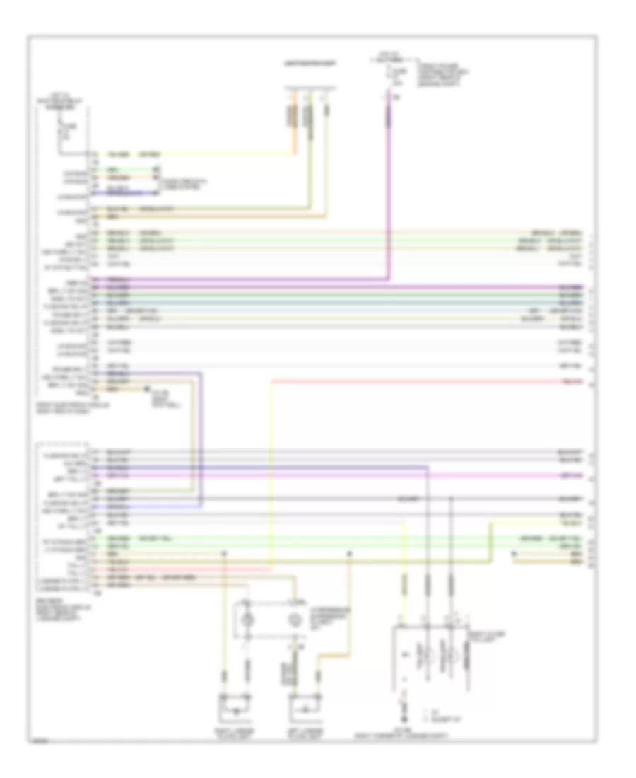 Exterior Lamps Wiring Diagram 1 of 3 for BMW ActiveHybrid 3 2014