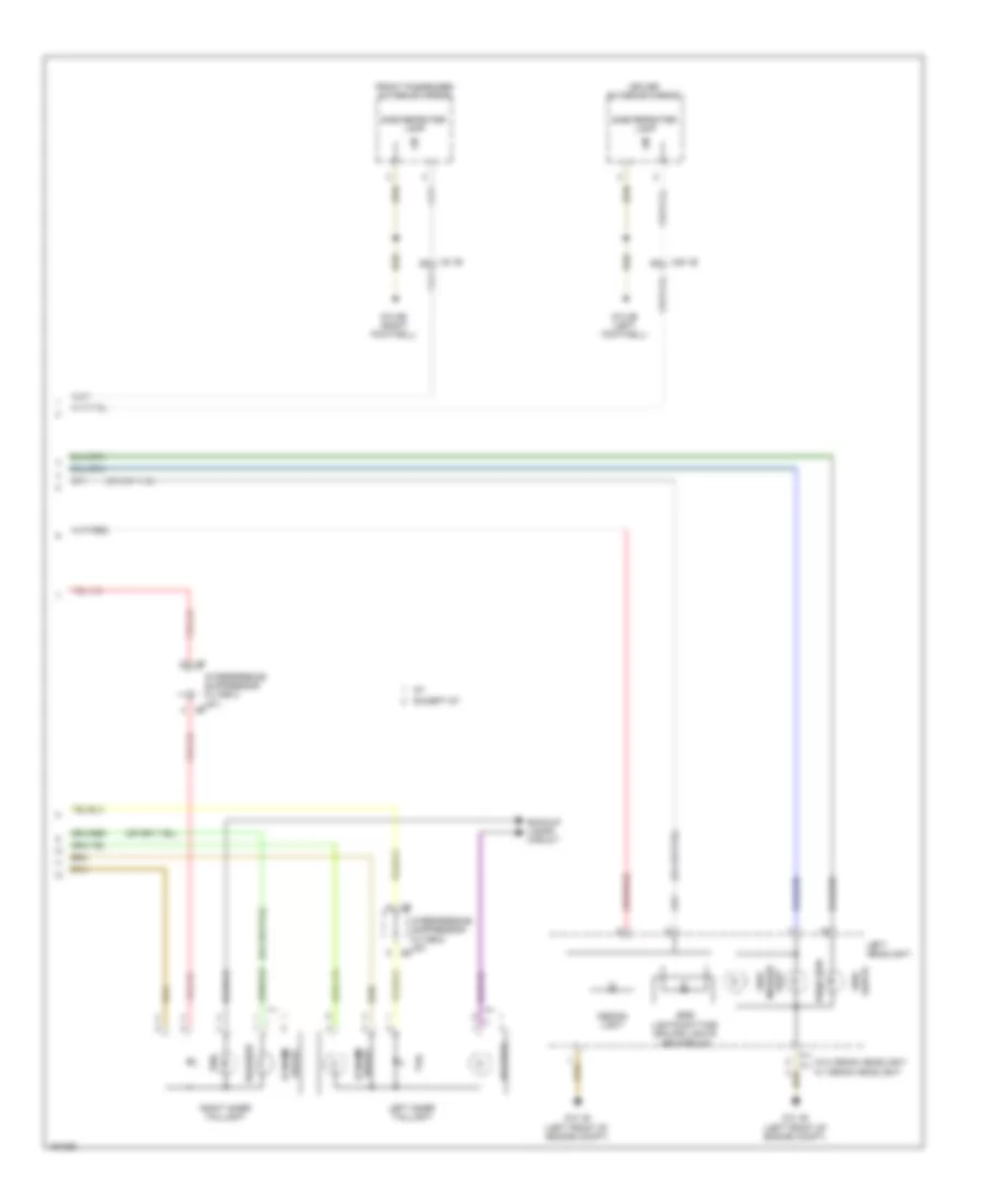 Exterior Lamps Wiring Diagram (3 of 3) for BMW ActiveHybrid 3 2014