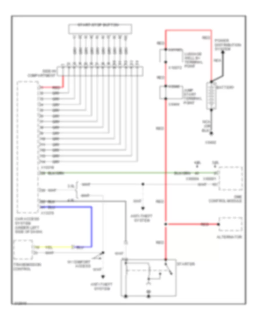 4 8L Starting Wiring Diagram for BMW X5 35d 2010
