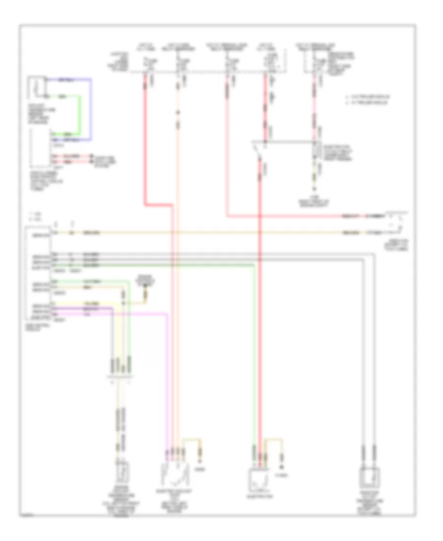Cooling Fan Wiring Diagram for BMW X5 35d 2010