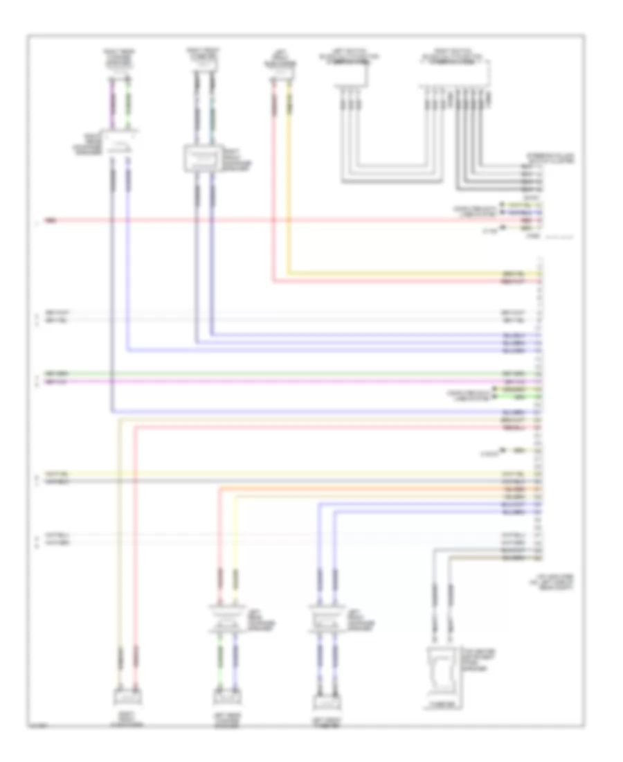 Radio Wiring Diagram, with CIC  HIFI Radio (2 of 2) for BMW X5 35d 2010