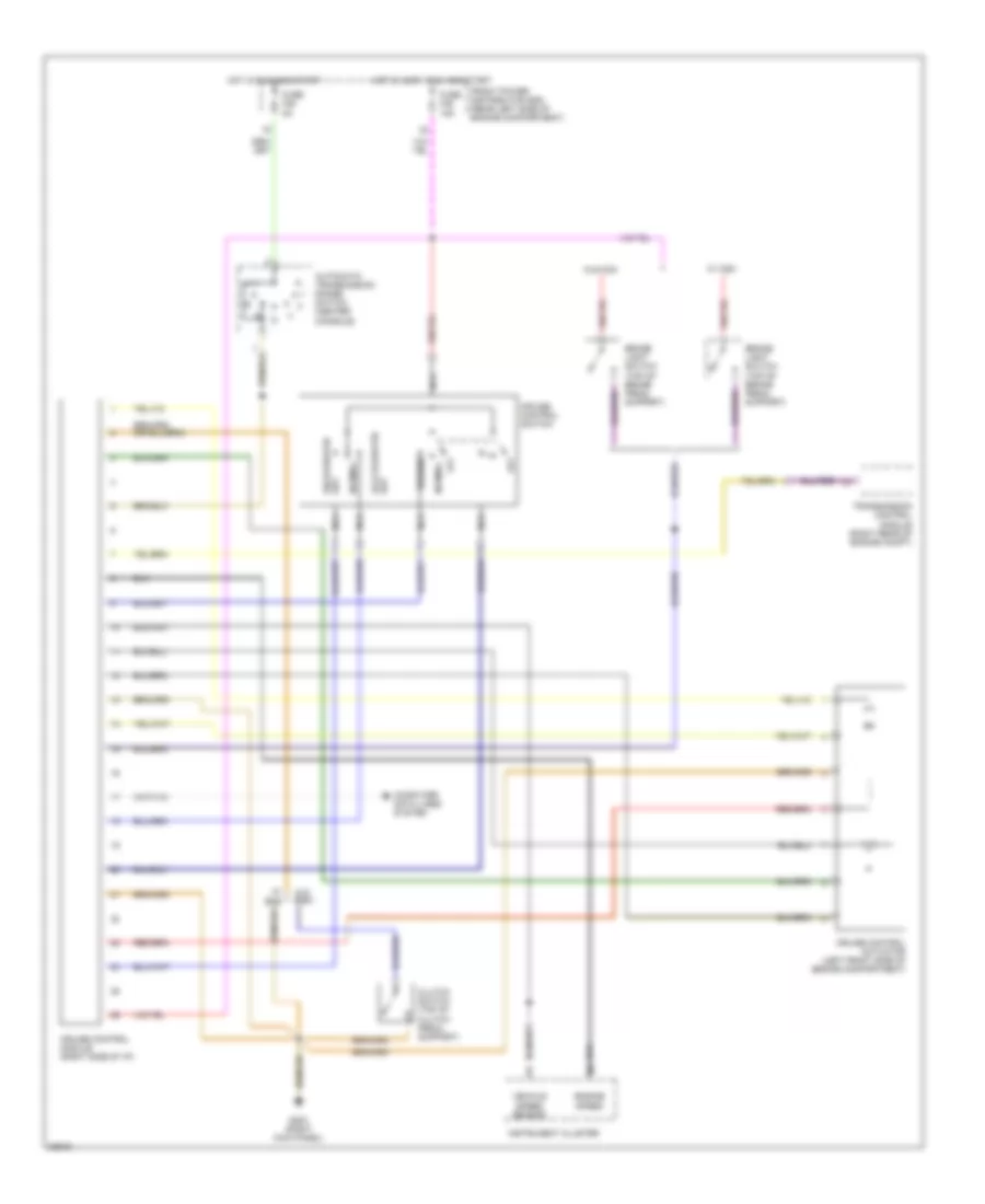 Cruise Control Wiring Diagram, Late Production for BMW 325is 1995