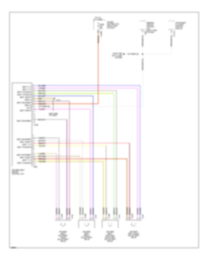 Memory Systems Wiring Diagram for BMW Z4 2004