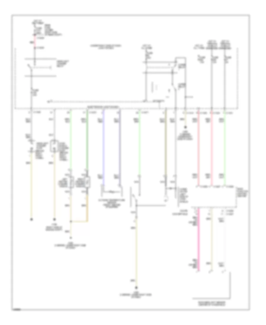 Wiper Washer Wiring Diagram Except Wagon for BMW 328i 2008