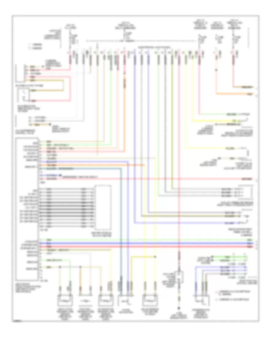 Automatic A C Wiring Diagram 1 of 2 for BMW 328i 2008
